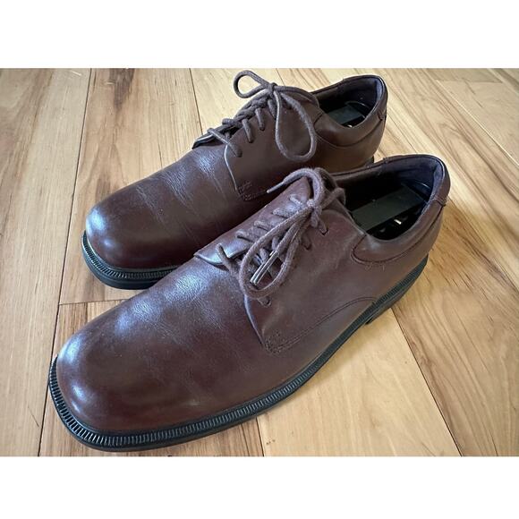 Rockport Mens Style Crew Apron Toe Lace Up Keegan Oxford Dress Shoes 8.5 - Picture 1 of 7